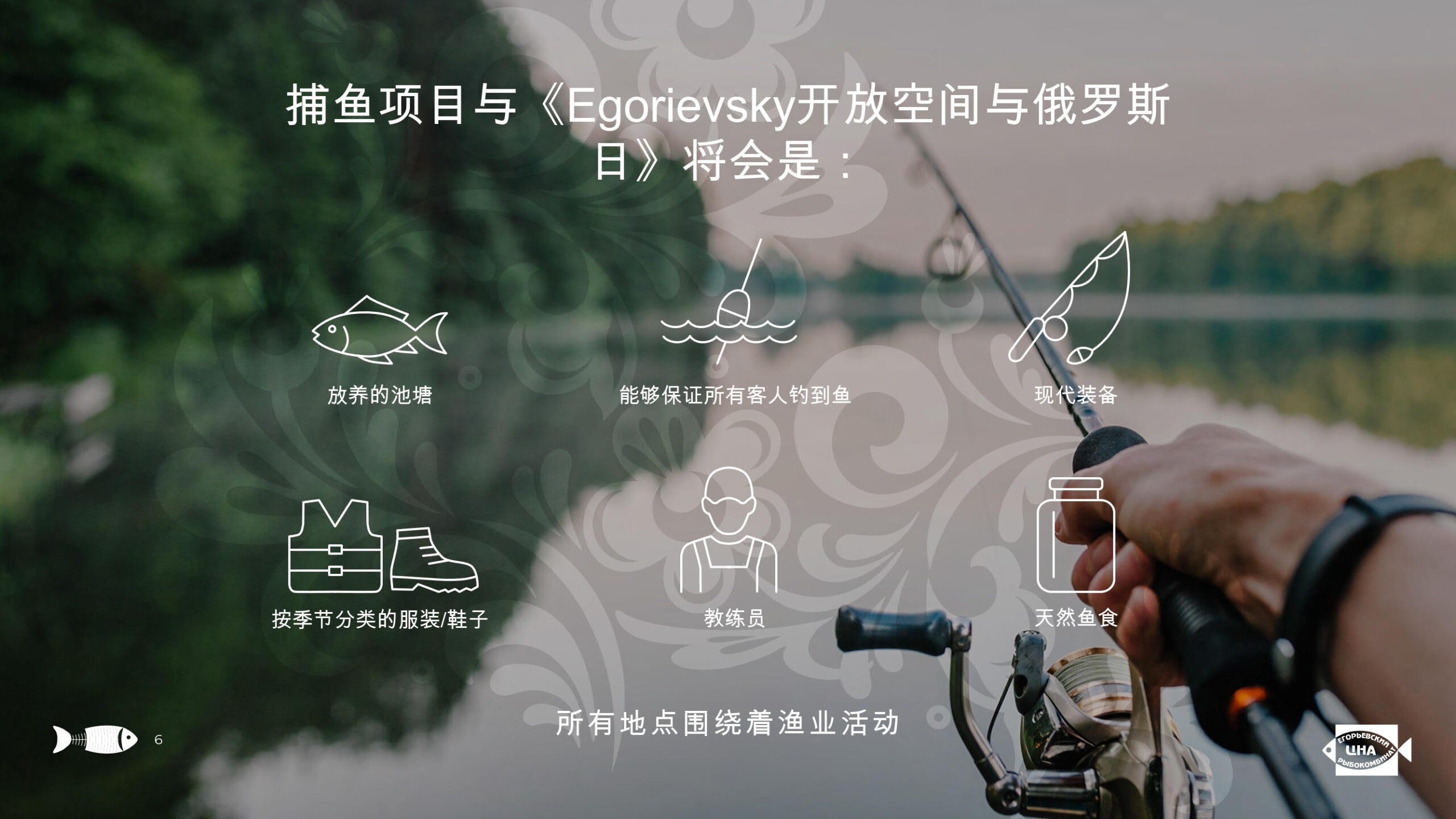 Презентация услуг «Егорьевского рыбкомбината «ЦНА» на китайском языке слайд 4